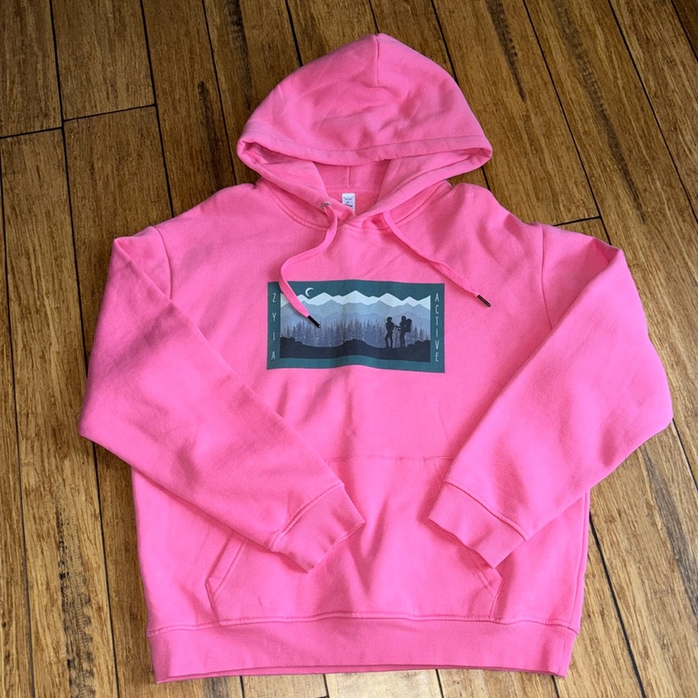 Zyia Azalea hiking Pink Hoodie